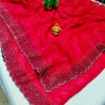 Fancy Stone Work Space Silk Sarees