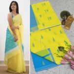 Contrast Silk Cotton Saree