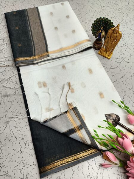 Black Border Silk Cotton Saree